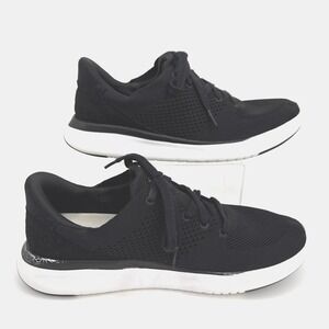 Kizik Lima Men's 9 Hands-Free Slip-On Sneakers Black Knit Walking Shoes